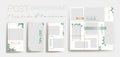Design backgrounds for social media banner.Set of Instagram stories frame templates.Vector cover.
